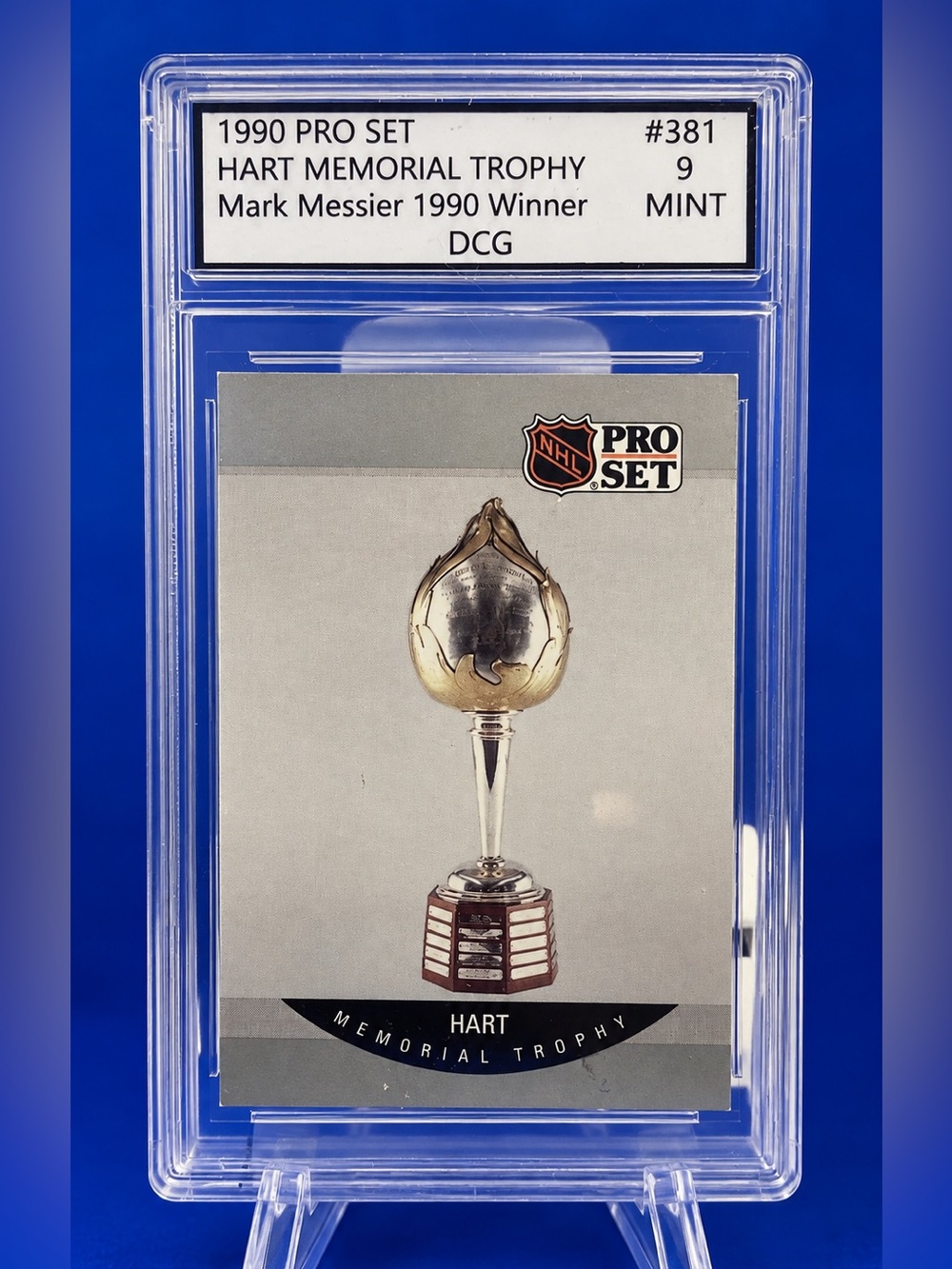 NHL Hart Memorial Trophy/ Mark Messier Trading Card -